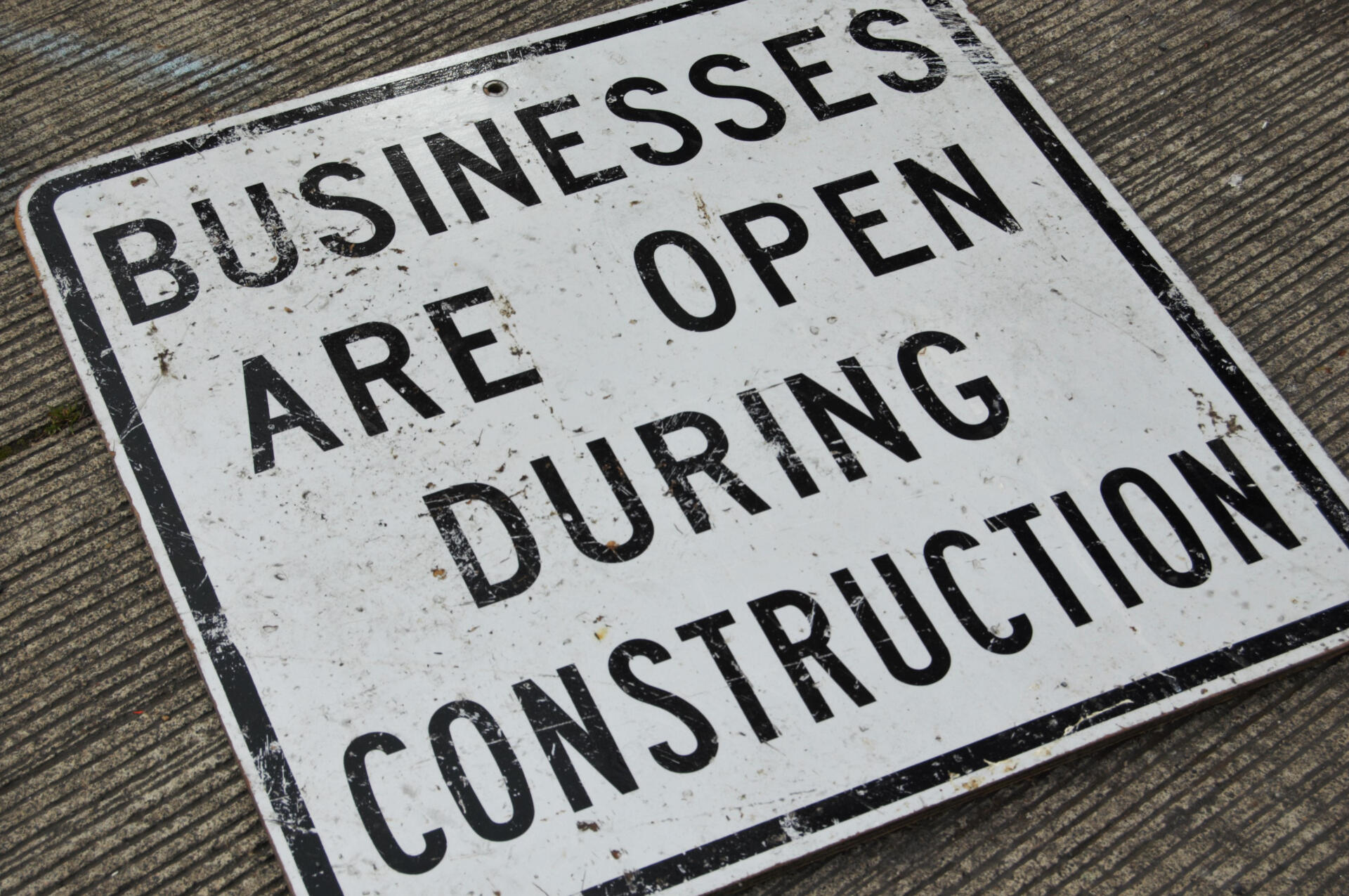 Open During Construction